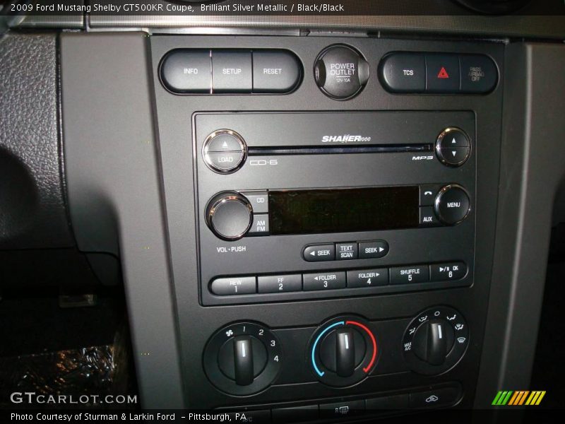 Brilliant Silver Metallic / Black/Black 2009 Ford Mustang Shelby GT500KR Coupe