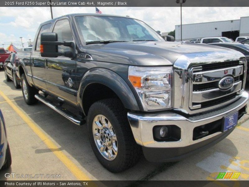 Magnetic / Black 2015 Ford F250 Super Duty Lariat Crew Cab 4x4
