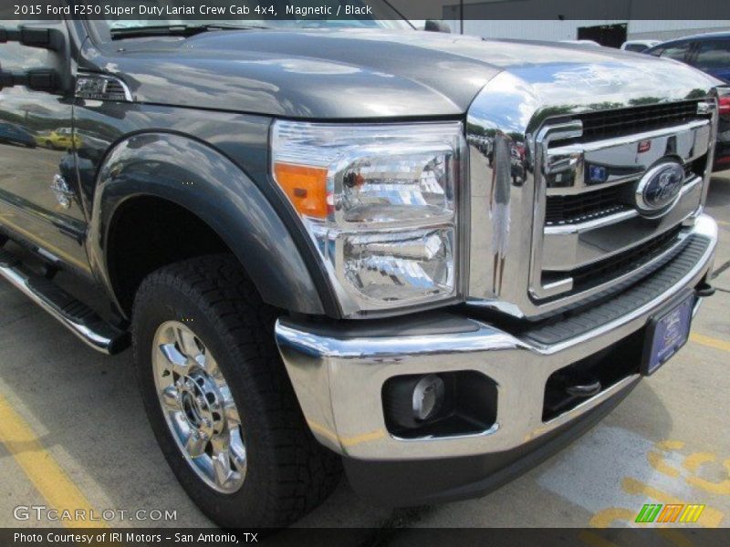 Magnetic / Black 2015 Ford F250 Super Duty Lariat Crew Cab 4x4