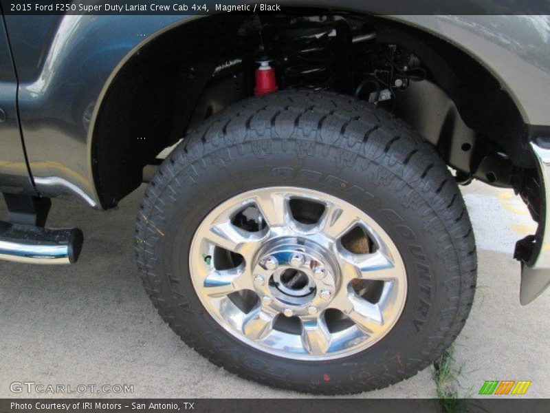 Magnetic / Black 2015 Ford F250 Super Duty Lariat Crew Cab 4x4