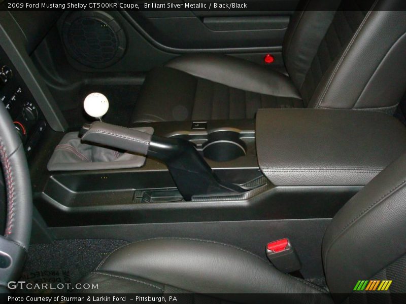Brilliant Silver Metallic / Black/Black 2009 Ford Mustang Shelby GT500KR Coupe