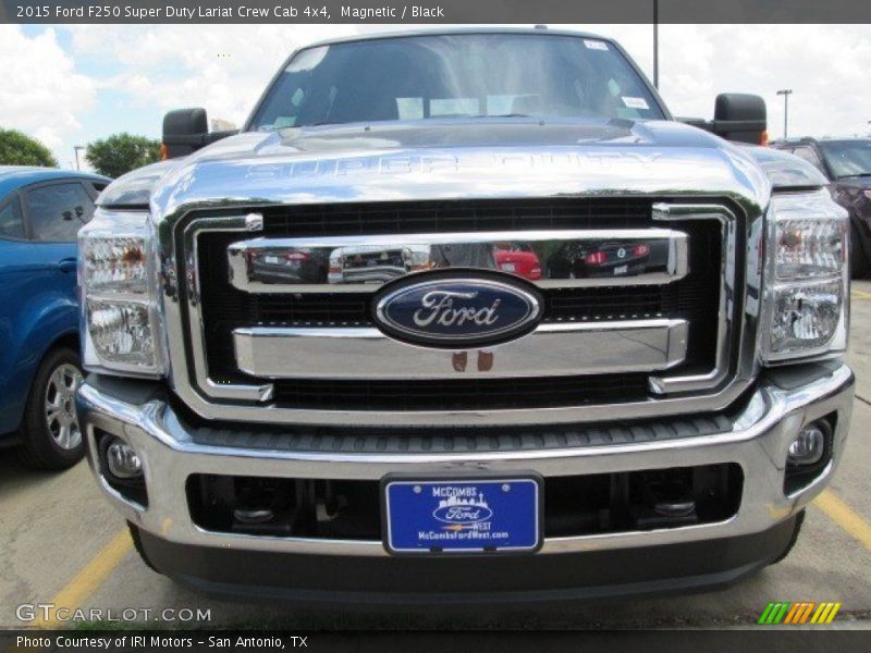 Magnetic / Black 2015 Ford F250 Super Duty Lariat Crew Cab 4x4