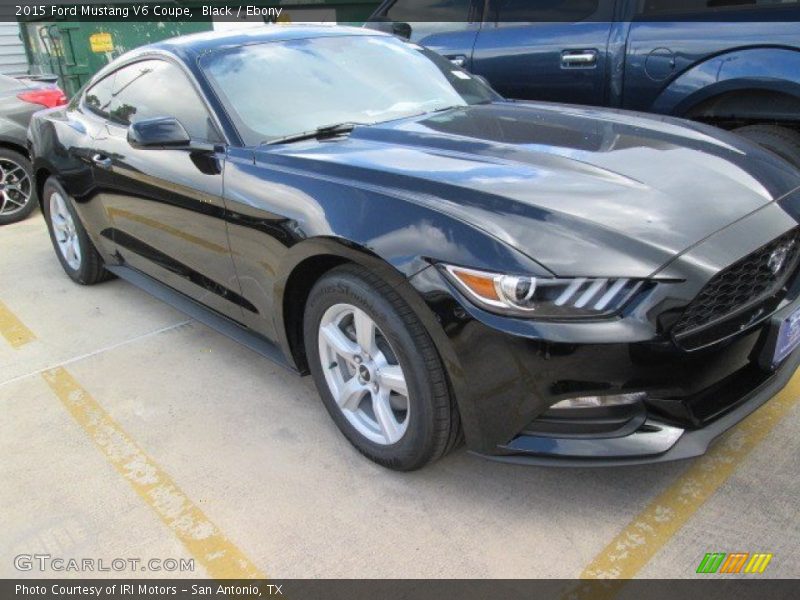 Black / Ebony 2015 Ford Mustang V6 Coupe