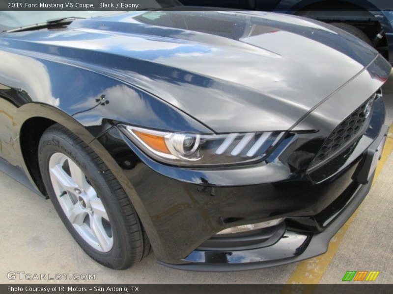 Black / Ebony 2015 Ford Mustang V6 Coupe