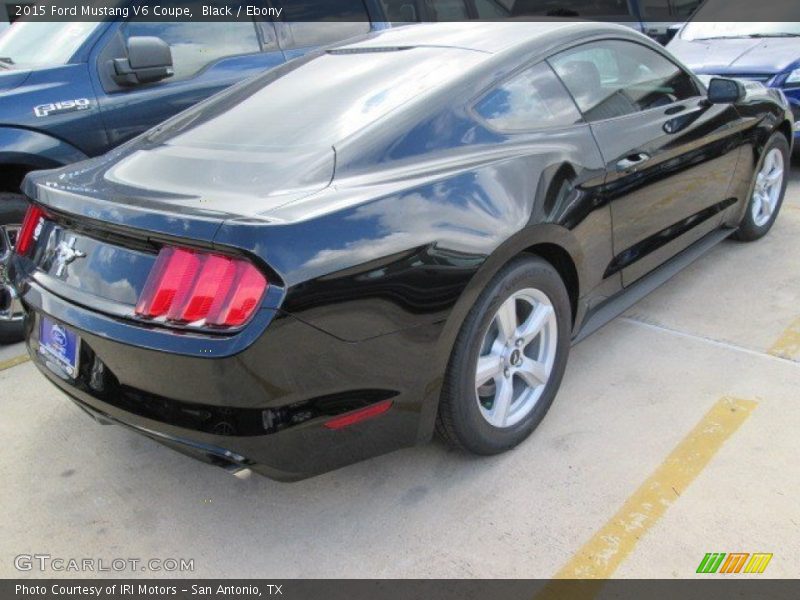 Black / Ebony 2015 Ford Mustang V6 Coupe