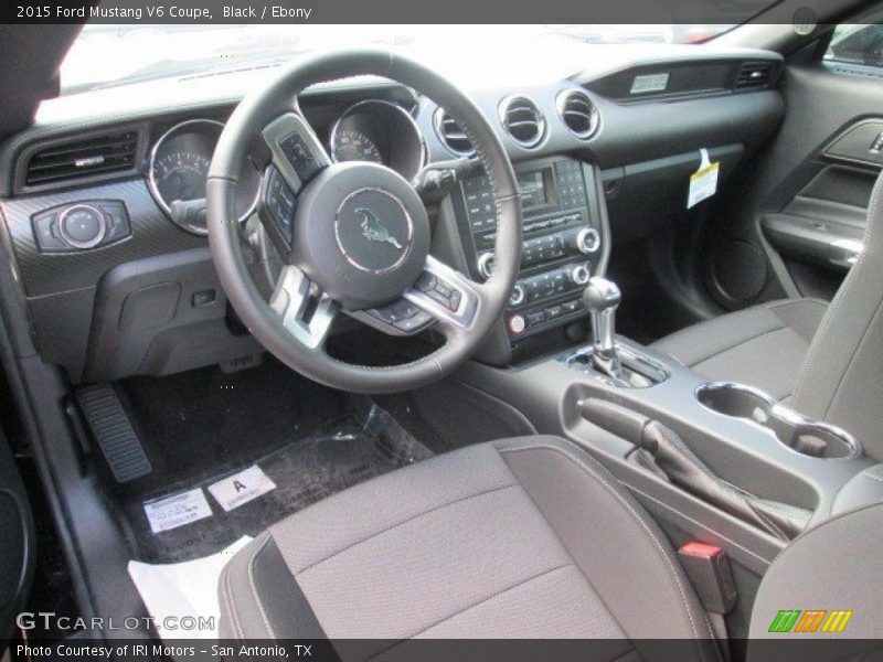 Black / Ebony 2015 Ford Mustang V6 Coupe