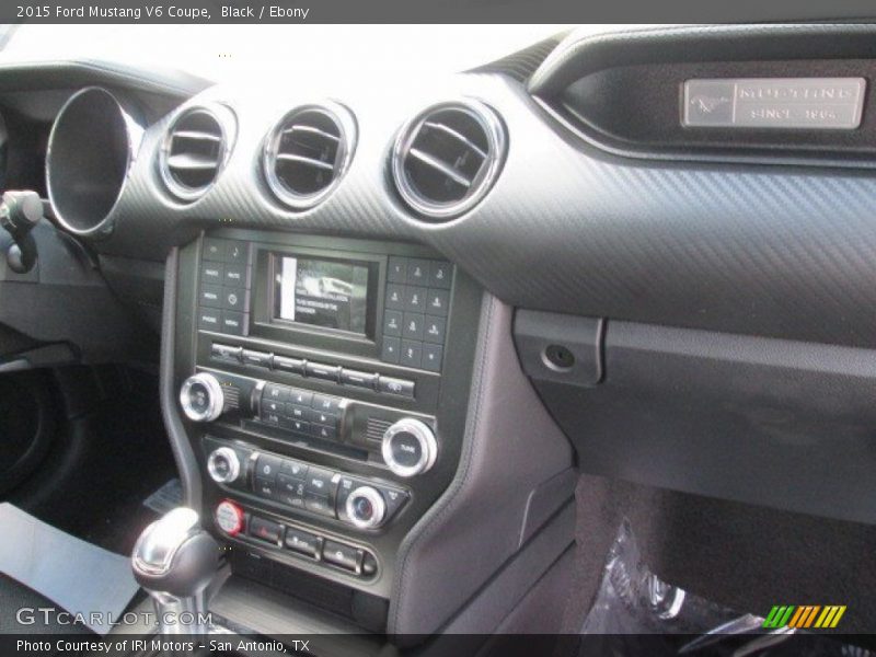 Black / Ebony 2015 Ford Mustang V6 Coupe