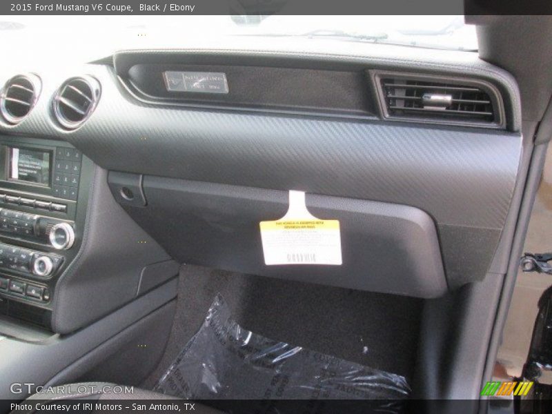 Black / Ebony 2015 Ford Mustang V6 Coupe