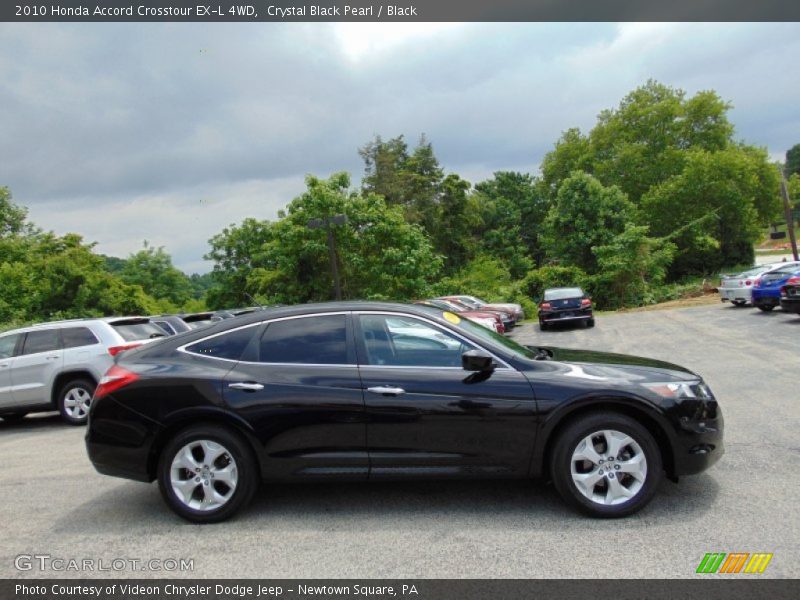 Crystal Black Pearl / Black 2010 Honda Accord Crosstour EX-L 4WD