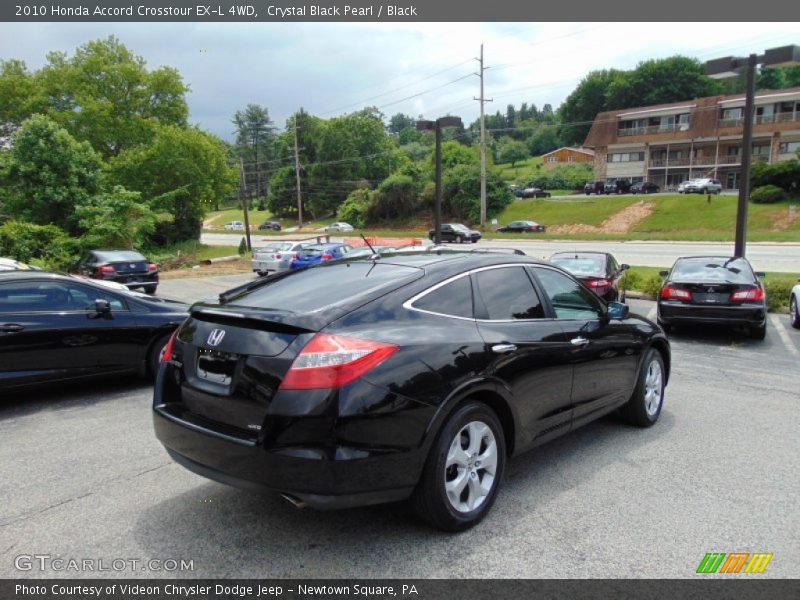Crystal Black Pearl / Black 2010 Honda Accord Crosstour EX-L 4WD