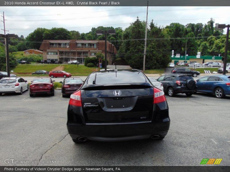 Crystal Black Pearl / Black 2010 Honda Accord Crosstour EX-L 4WD