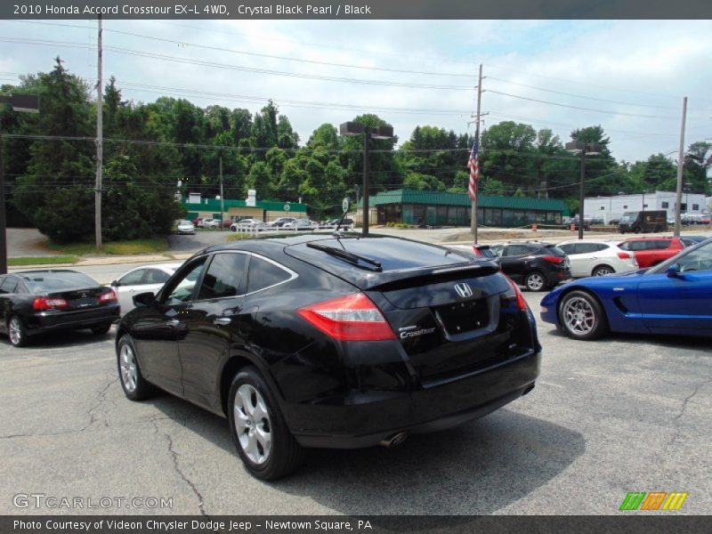 Crystal Black Pearl / Black 2010 Honda Accord Crosstour EX-L 4WD