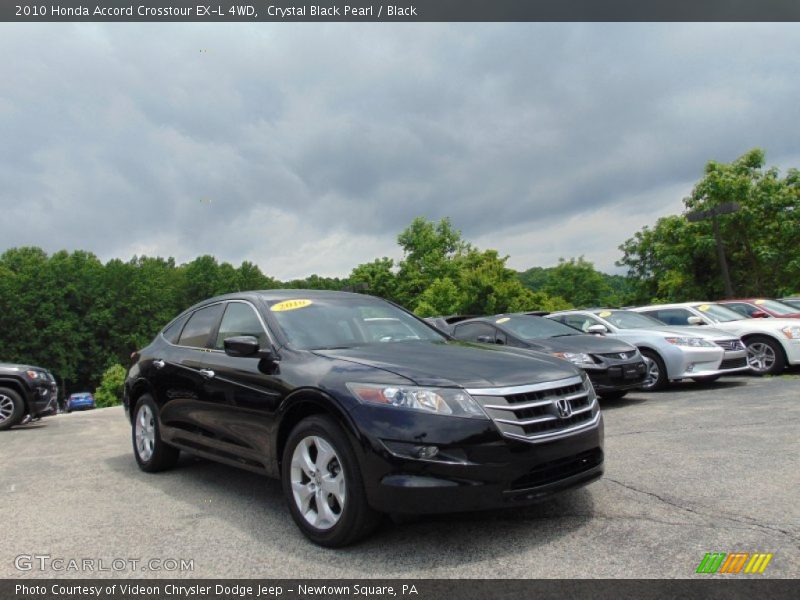 Crystal Black Pearl / Black 2010 Honda Accord Crosstour EX-L 4WD