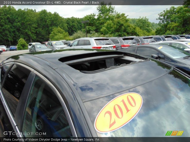 Crystal Black Pearl / Black 2010 Honda Accord Crosstour EX-L 4WD