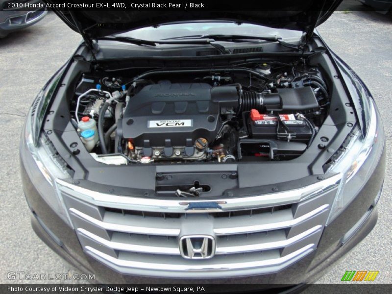 Crystal Black Pearl / Black 2010 Honda Accord Crosstour EX-L 4WD