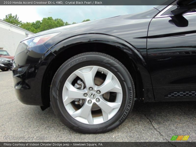 Crystal Black Pearl / Black 2010 Honda Accord Crosstour EX-L 4WD
