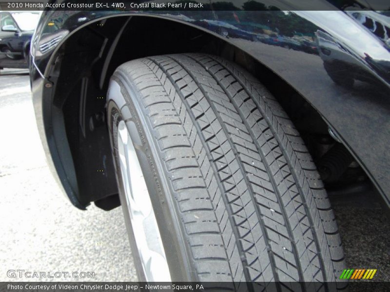 Crystal Black Pearl / Black 2010 Honda Accord Crosstour EX-L 4WD