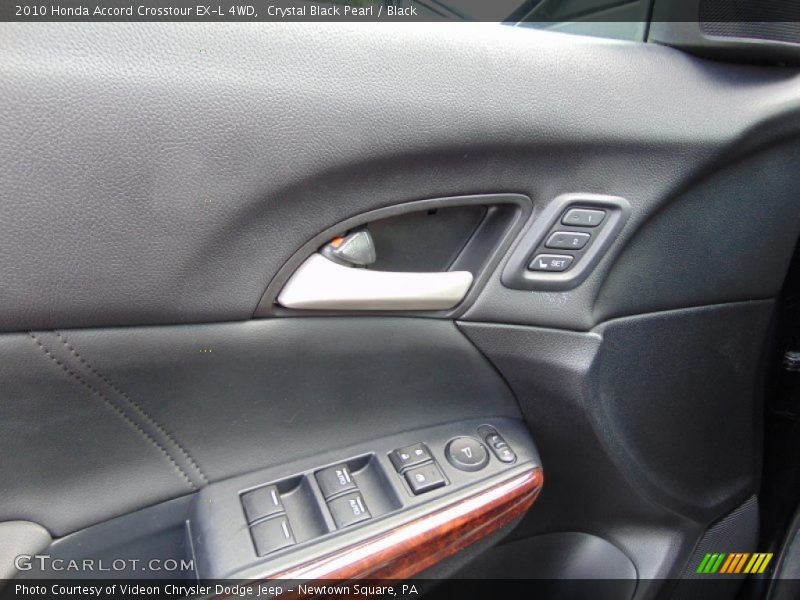 Crystal Black Pearl / Black 2010 Honda Accord Crosstour EX-L 4WD