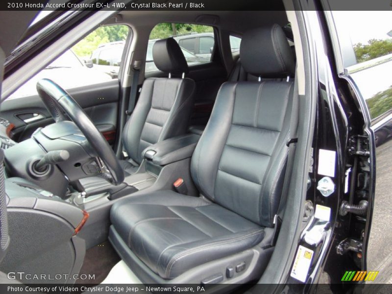 Crystal Black Pearl / Black 2010 Honda Accord Crosstour EX-L 4WD