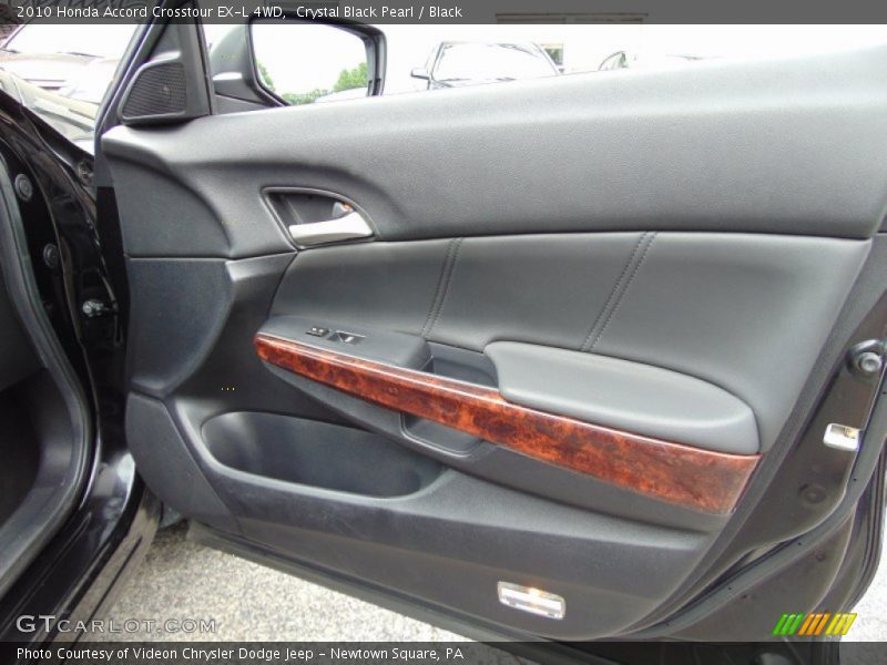 Crystal Black Pearl / Black 2010 Honda Accord Crosstour EX-L 4WD