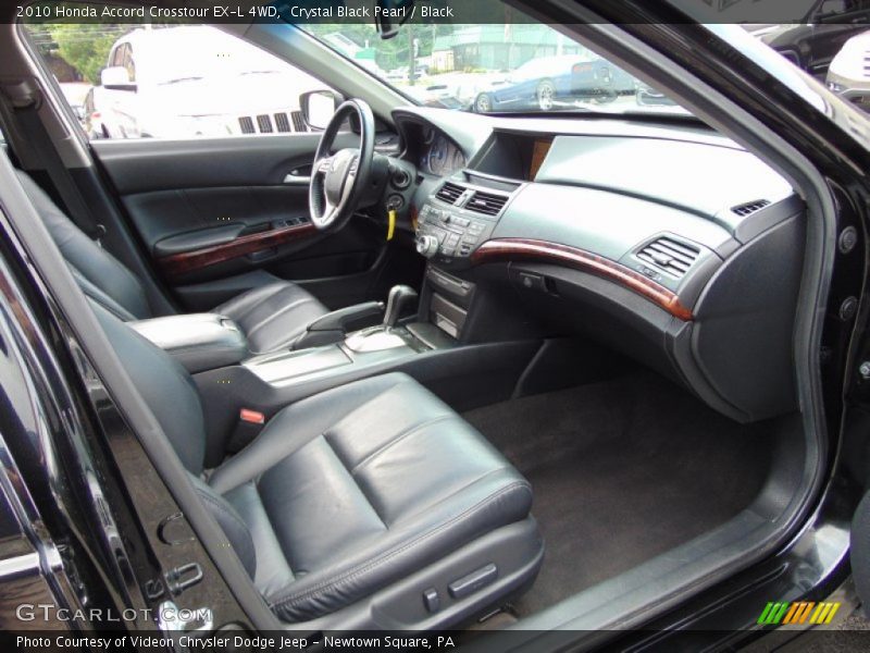 Crystal Black Pearl / Black 2010 Honda Accord Crosstour EX-L 4WD