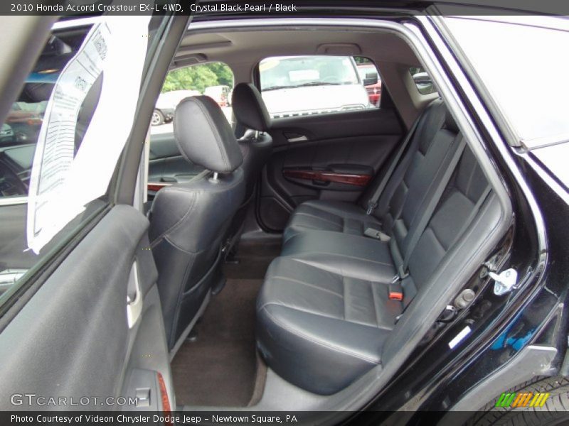 Crystal Black Pearl / Black 2010 Honda Accord Crosstour EX-L 4WD