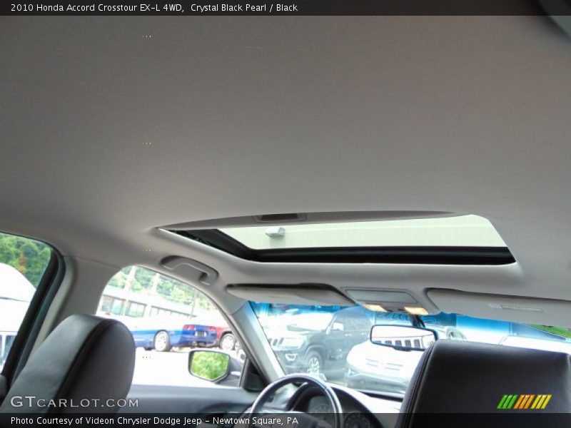 Crystal Black Pearl / Black 2010 Honda Accord Crosstour EX-L 4WD