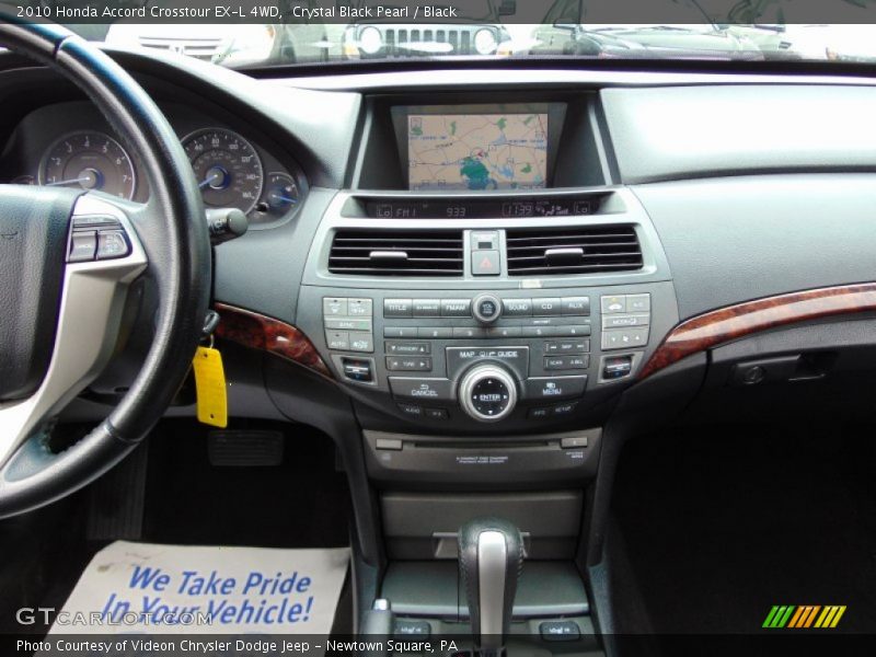Crystal Black Pearl / Black 2010 Honda Accord Crosstour EX-L 4WD