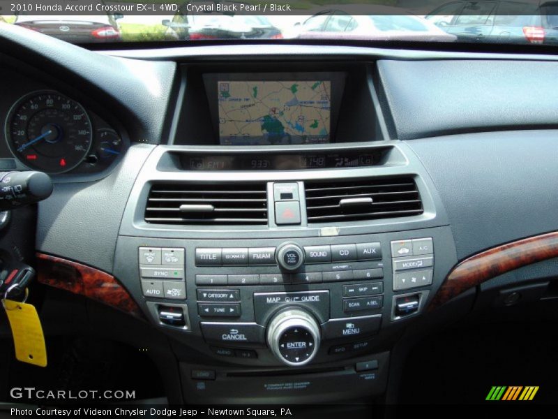 Crystal Black Pearl / Black 2010 Honda Accord Crosstour EX-L 4WD