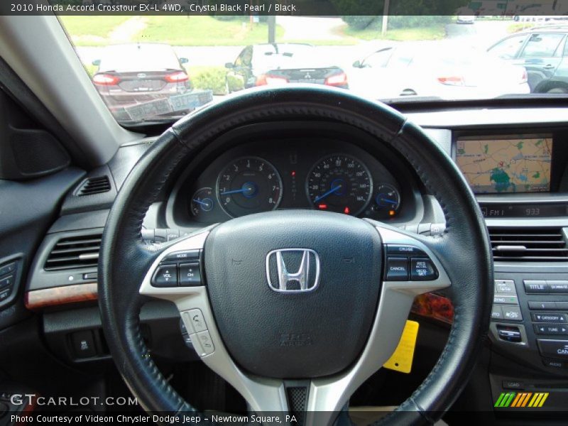 Crystal Black Pearl / Black 2010 Honda Accord Crosstour EX-L 4WD