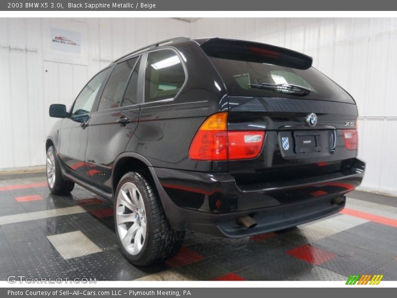 Black Sapphire Metallic / Beige 2003 BMW X5 3.0i