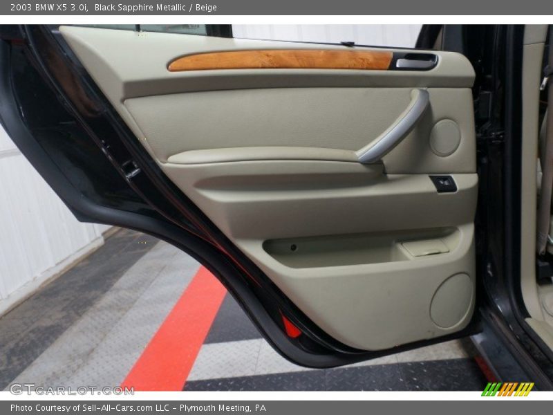 Black Sapphire Metallic / Beige 2003 BMW X5 3.0i