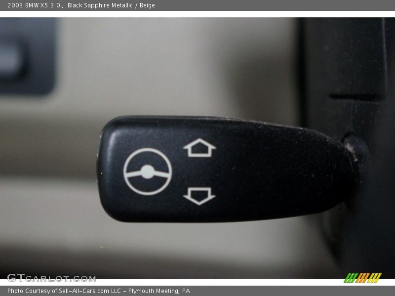 Black Sapphire Metallic / Beige 2003 BMW X5 3.0i