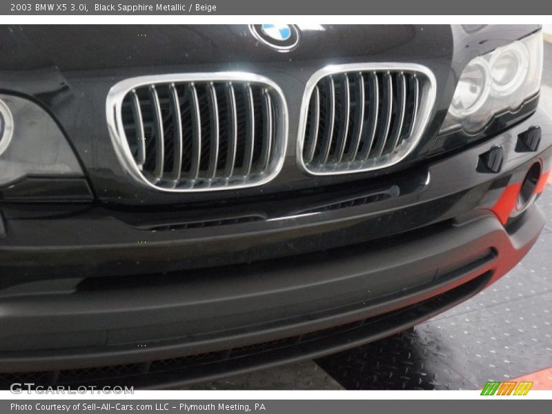 Black Sapphire Metallic / Beige 2003 BMW X5 3.0i