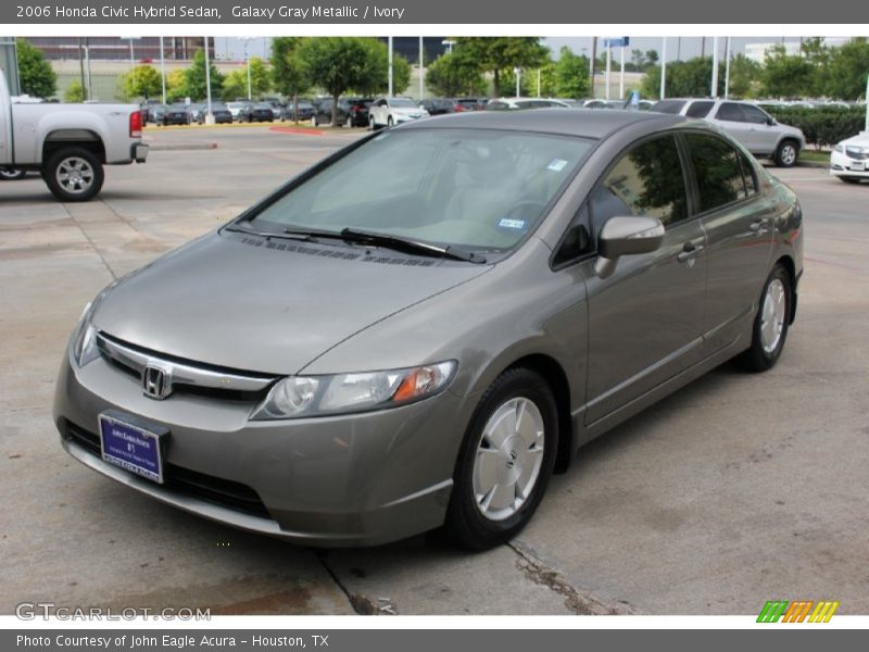 Galaxy Gray Metallic / Ivory 2006 Honda Civic Hybrid Sedan