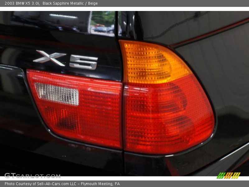 Black Sapphire Metallic / Beige 2003 BMW X5 3.0i