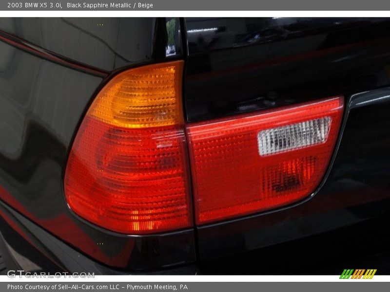 Black Sapphire Metallic / Beige 2003 BMW X5 3.0i