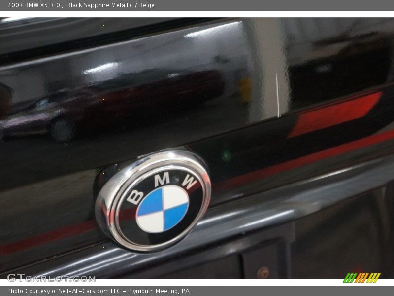 Black Sapphire Metallic / Beige 2003 BMW X5 3.0i
