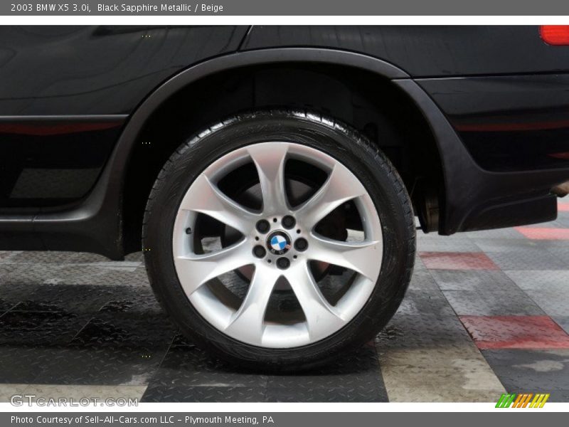 Black Sapphire Metallic / Beige 2003 BMW X5 3.0i