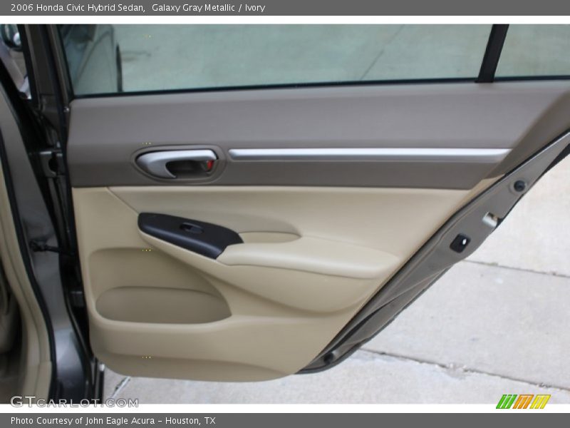 Galaxy Gray Metallic / Ivory 2006 Honda Civic Hybrid Sedan