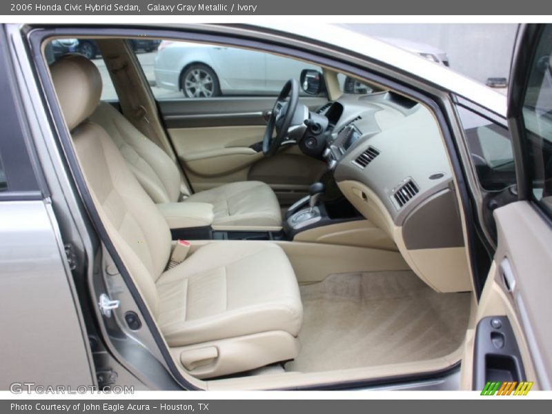 Galaxy Gray Metallic / Ivory 2006 Honda Civic Hybrid Sedan