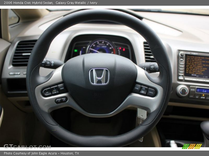 Galaxy Gray Metallic / Ivory 2006 Honda Civic Hybrid Sedan