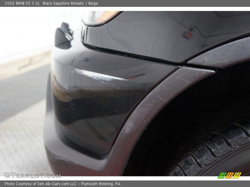 Black Sapphire Metallic / Beige 2003 BMW X5 3.0i