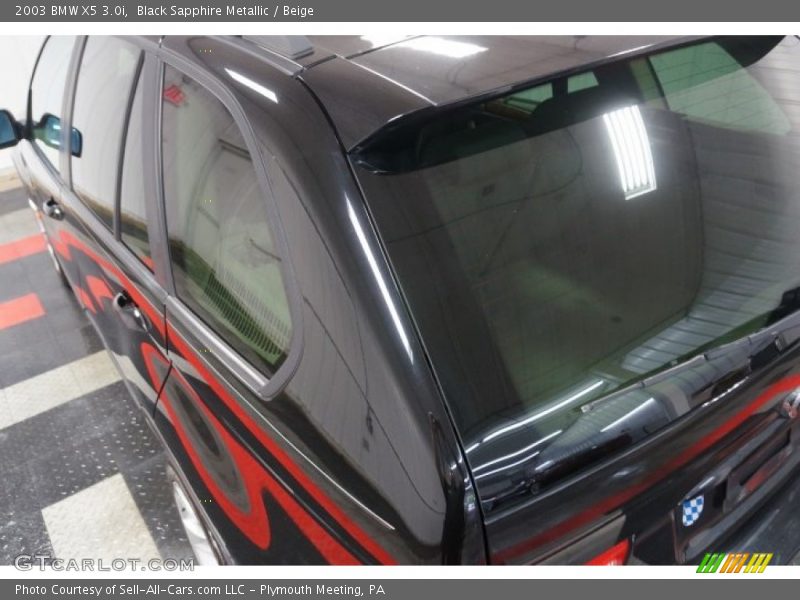 Black Sapphire Metallic / Beige 2003 BMW X5 3.0i