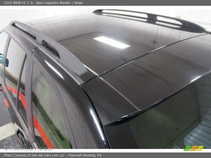 Black Sapphire Metallic / Beige 2003 BMW X5 3.0i