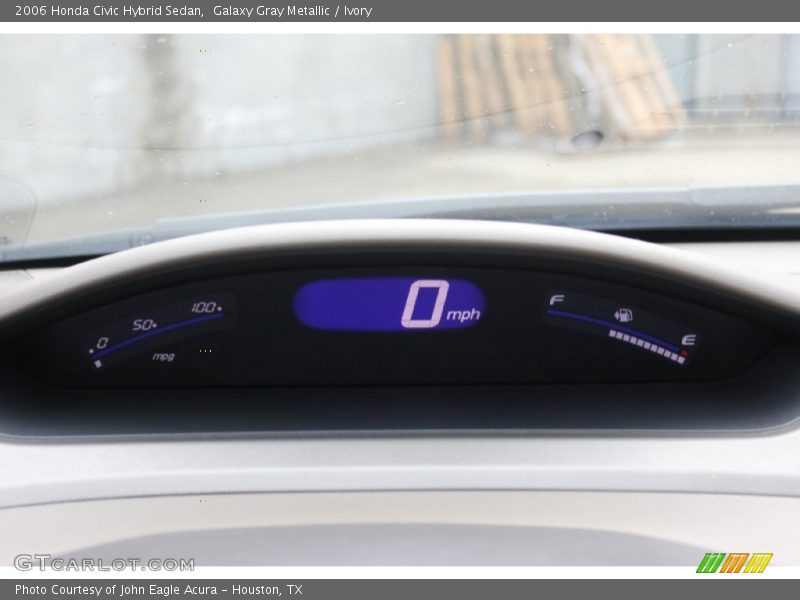 Galaxy Gray Metallic / Ivory 2006 Honda Civic Hybrid Sedan