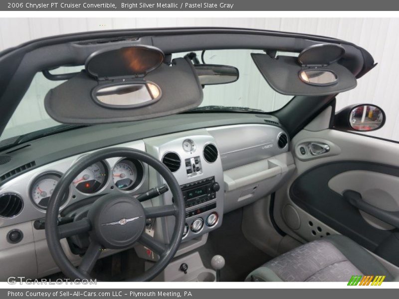 Bright Silver Metallic / Pastel Slate Gray 2006 Chrysler PT Cruiser Convertible