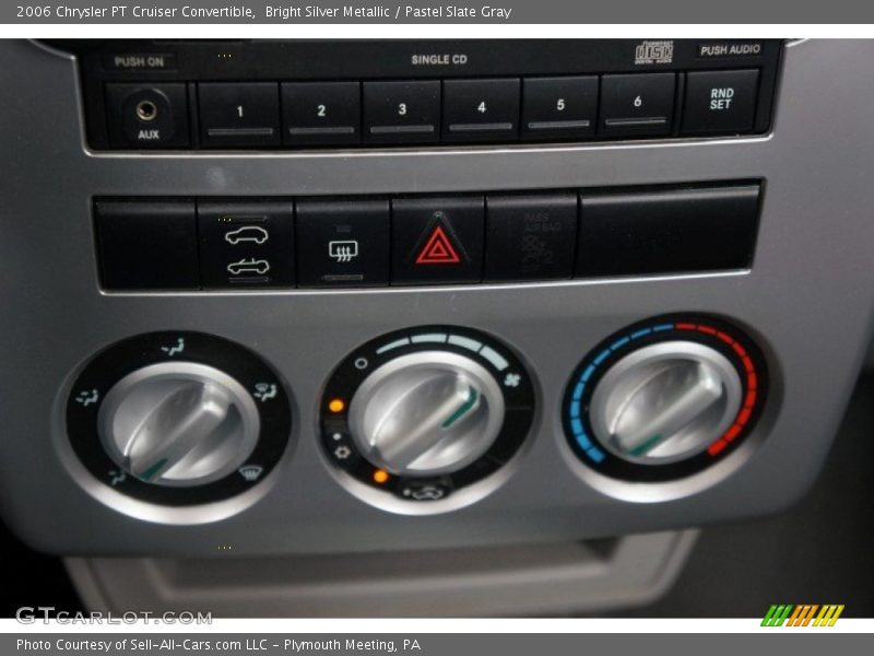 Bright Silver Metallic / Pastel Slate Gray 2006 Chrysler PT Cruiser Convertible