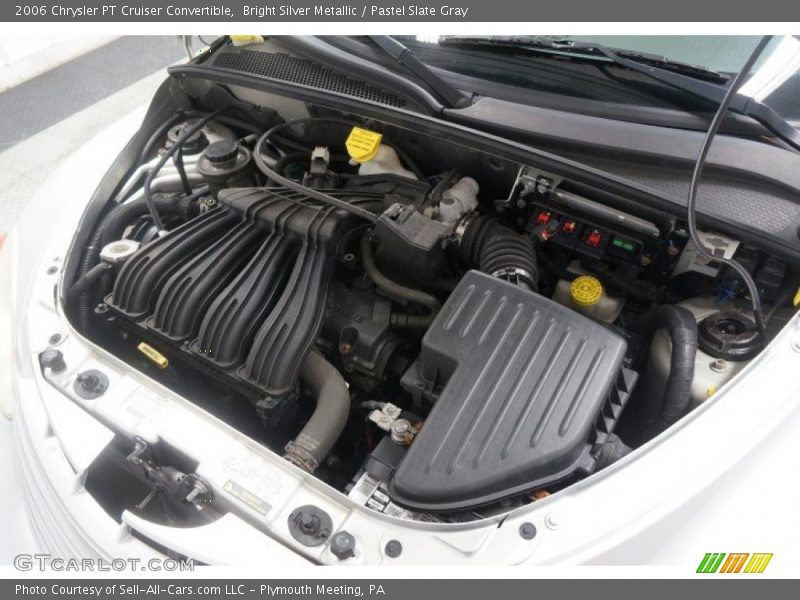Bright Silver Metallic / Pastel Slate Gray 2006 Chrysler PT Cruiser Convertible