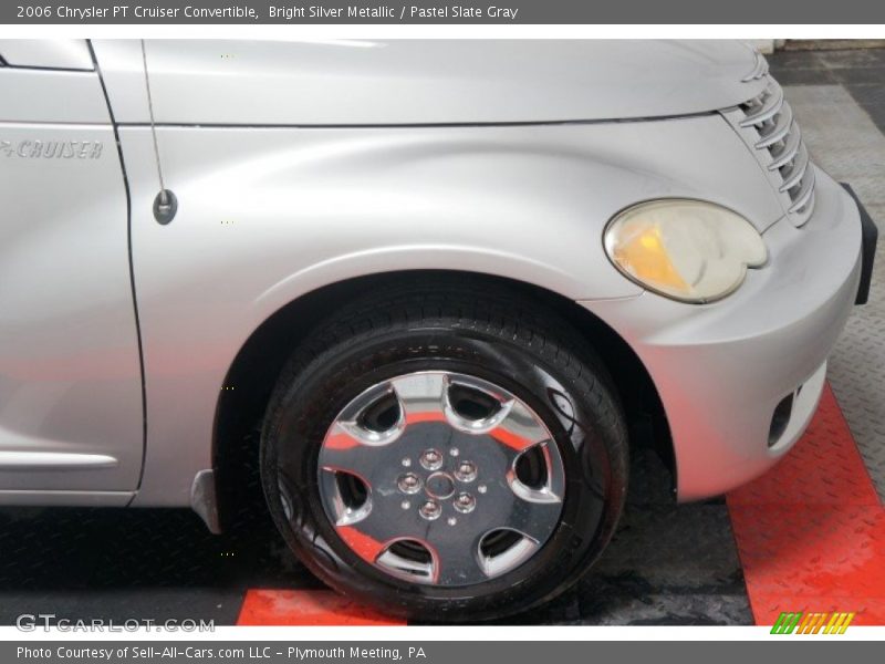 Bright Silver Metallic / Pastel Slate Gray 2006 Chrysler PT Cruiser Convertible